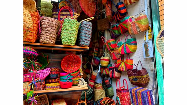 Baskets at the Indian Market