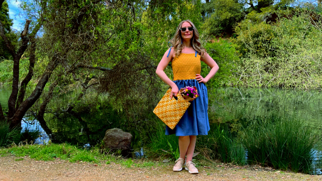 How To Make A Square-Neck Gathered Panel Dress