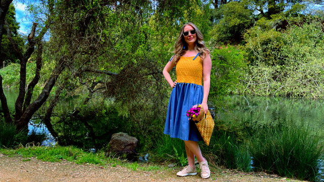 How To Make A Square-Neck Gathered Panel Dress