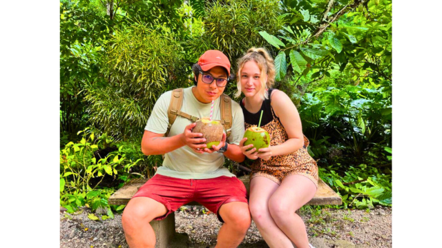 Coconut water in Tingo Maria is delicious 