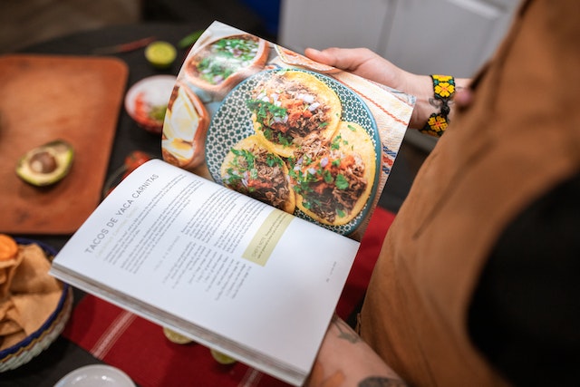 Flip through a cookbook to get inspired