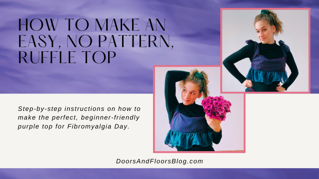 How To Make An Easy, No Pattern, Ruffle Top