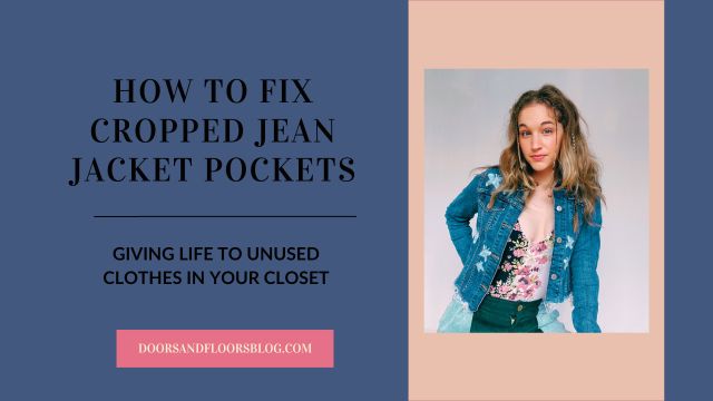 How To Fix Cropped Jean Jacket Pockets