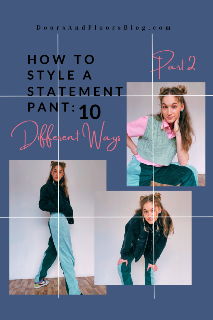STATEMENT BUTTON PANT