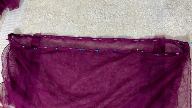 Sewing The Tulle Overlay Dress