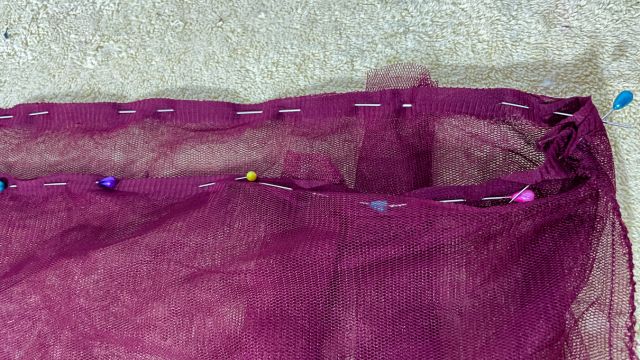 Sewing The Tulle Overlay Dress