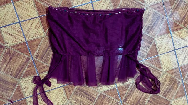 Sewing The Tulle Overlay Dress