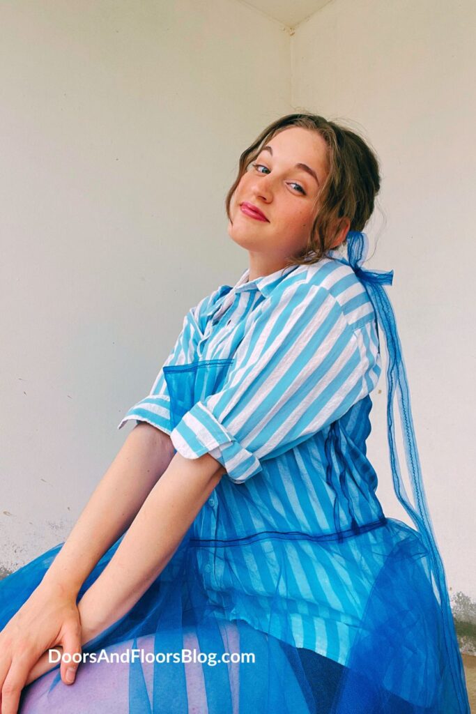 How To Make A Tulle Overlay Dress: Pattern-Free Sewing