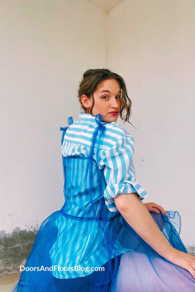 How To Make A Tulle Overlay Dress: Pattern-Free Sewing