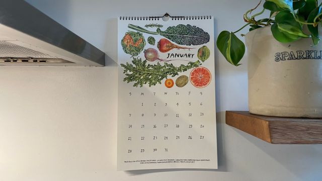 How To Upcycle Last Year's Calendar Into Wall Art