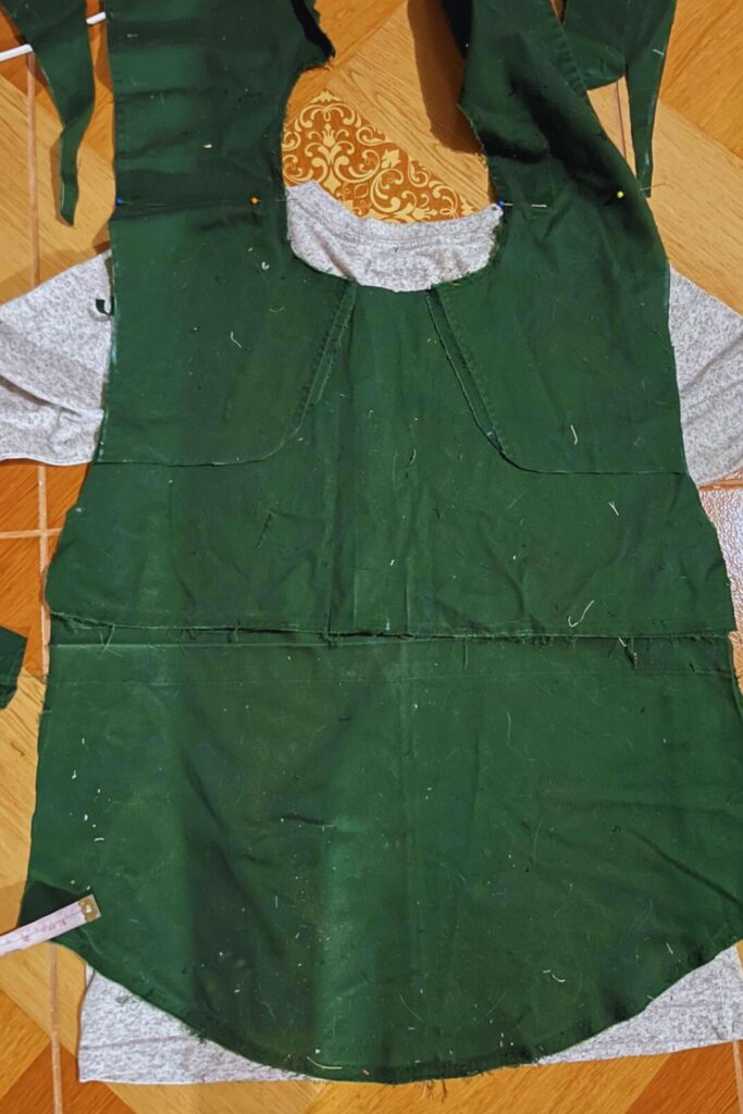 Cutting Your Upcycled Blouse