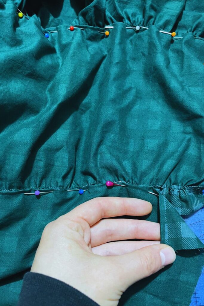 Sewing The Tiers On Your Gathered Skirt