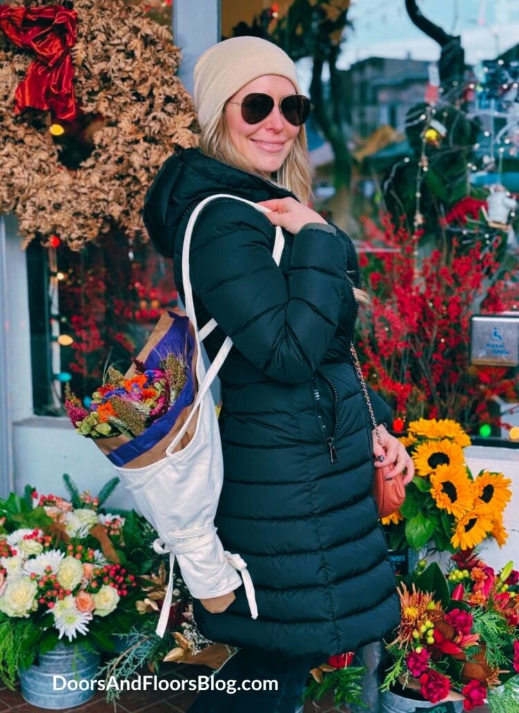 flower tote bag
